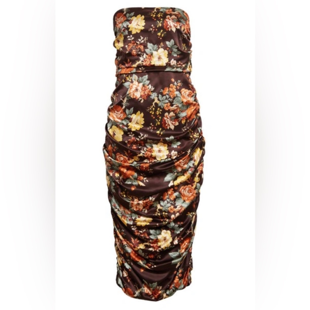 Veronica Beard Kupa Dress in Oxblood Multi (Floral)